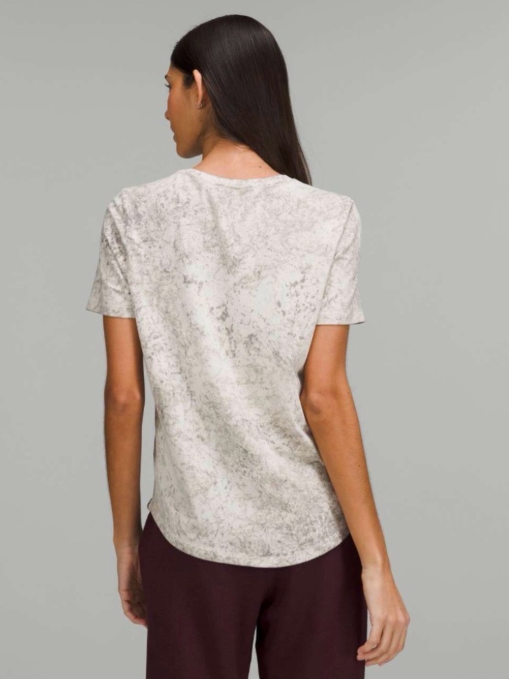 lululemon athletica Love Crew T-Shirt - Cirrus Wash White size 10/12 - Picture 2 of 6